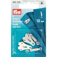 Hosen- und Rockhaken silber 12mm 2 Stück Hosen- und Rockhaken silber 12mm 2 Stück von Prym