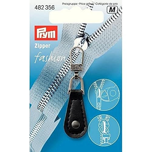 Prym Zipper, Leather, schwarz, One Size Prym Zipper, Leather, schwarz, One Size von Prym