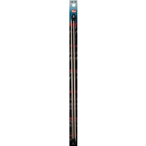 Prym Jackenstricknadeln ALU 40 cm 4,00 mm silberfarbig Jackenstricknadel, Aluminium, 4 mm von Prym