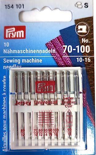 Prym Nähmaschinennadeln, Set (Jersey, Leder, Universal), 70-100 Prym Prym Nähmaschinennadeln, Set (Jersey, Leder, Universal), 70-100 Prym von Prym