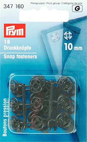 Prym Knöpfe schnappen, Plastic, Schwarz, 10 mm Durchmesser, 18 Prym Knöpfe schnappen, Plastic, Schwarz, 10 mm Durchmesser, 18 von Prym