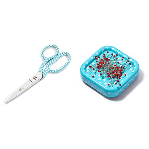 Prym Love Stoffschere ST 18 cm mint, Stahl & ove magnetnadelkissen, glaskopfnadel,9g,rot Prym Love Stoffschere ST 18 cm mint, Stahl & ove magnetnadelkissen, glaskopfnadel,9g,rot von Prym
