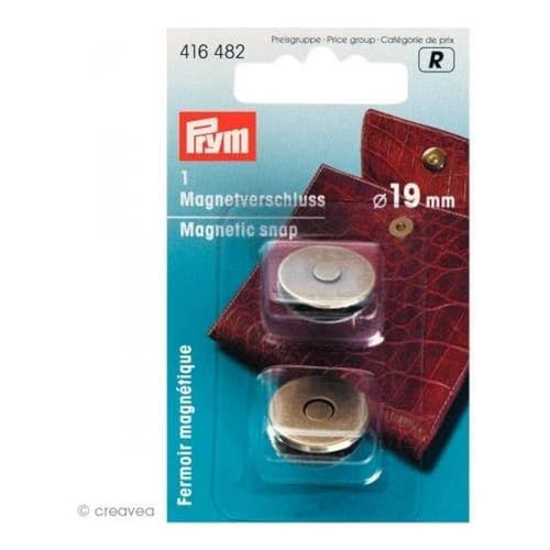 Prym 416482 Magnet-Verschluß 19 mm altmessing, braun, Einheits Größe von Prym