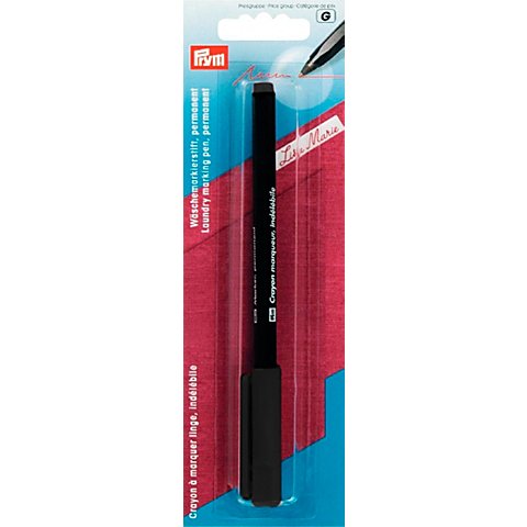 Prym Markierstift permanent, Farbe: schwarz von Prym