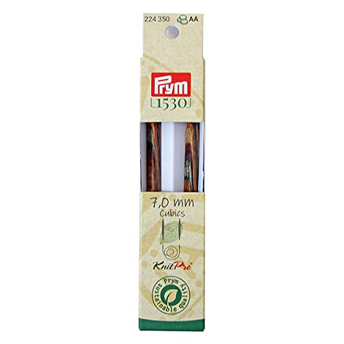 Prym Nadelspitzen CUBICS Natural farbig lang 11,6 cm 7,00 mm Strumpfstricknadel, Holz, Mehrfarbig, 7 mm Prym Nadelspitzen CUBICS Natural farbig lang 11,6 cm 7,00 mm Strumpfstricknadel, Holz, Mehrfarbig, 7 mm von Prym