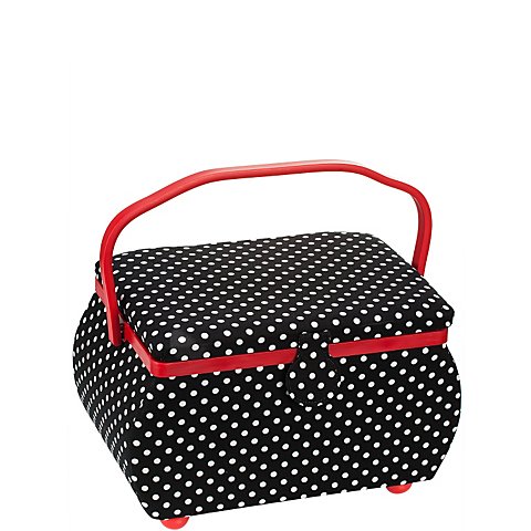 Prym Nähkästchen "Polka Dots", Größe: 32 x 20,5 x 20 cm Prym Nähkästchen "Polka Dots", Größe: 32 x 20,5 x 20 cm von Prym