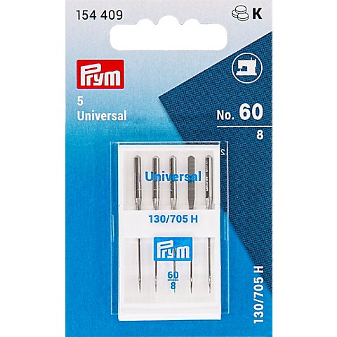 Prym Nähmaschinennadeln "Universal", Stärke: 60, Inhalt: 5 Stück Prym Nähmaschinennadeln "Universal", Stärke: 60, Inhalt: 5 Stück von Prym