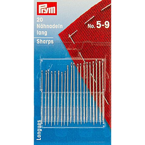 Prym Nähnadeln, Stärke: 0,6–0,8 mm, Länge: 34–40 mm, Inhalt: 20 Stück Prym Nähnadeln, Stärke: 0,6–0,8 mm, Länge: 34–40 mm, Inhalt: 20 Stück von Prym