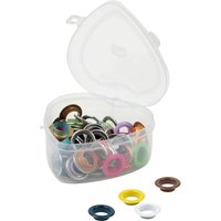 Prym Ösen mit Scheiben Bunt, Ø 14 mm, in Herzbox von Prym