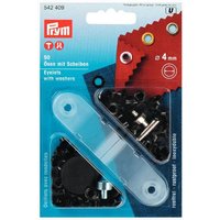 Ösen mit Scheiben brüniert 4mm 50 Stück Ösen mit Scheiben brüniert 4mm 50 Stück von Prym