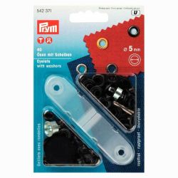 Ösen mit Scheiben brüniert 5mm 40 Stück Ösen mit Scheiben brüniert 5mm 40 Stück von Prym