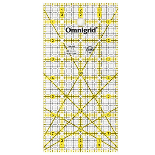 Prym Omnigrid 4" x 8" Grid Ruler Lineal, Acryl, farblos, 5 mm Prym Omnigrid 4" x 8" Grid Ruler Lineal, Acryl, farblos, 5 mm von Omnigrid