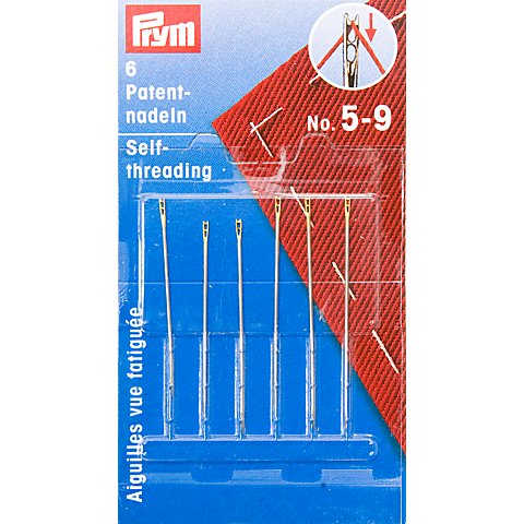 Prym Patentnähnadeln, Stärke: 0,6–0,8 mm, Länge: 32–40 mm, Inhalt: 6 Stück Prym Patentnähnadeln, Stärke: 0,6–0,8 mm, Länge: 32–40 mm, Inhalt: 6 Stück von Prym