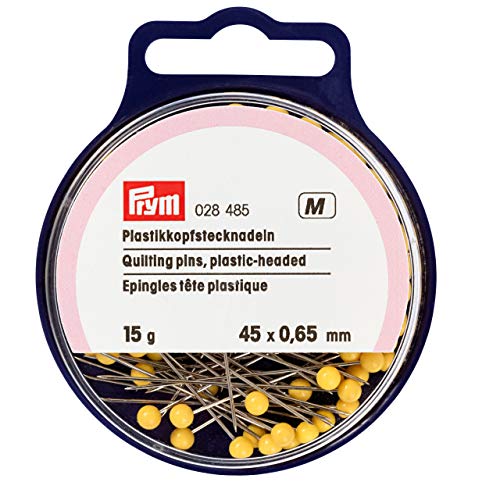 Prym Plastikkopfstecknadeln, 0,65 x 45mm, gelb, Stahl, 45 x 0,65mm, 028485-1 Prym Plastikkopfstecknadeln, 0,65 x 45mm, gelb, Stahl, 45 x 0,65mm, 028485-1 von Prym