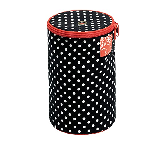 Prym 610.677 Polka Dots schwarz/weiß Wool Dispenser, One Size von Prym