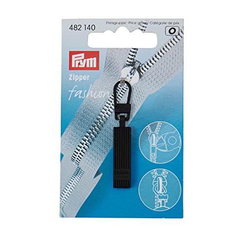 Prym Reißverschluss Abzieher, Black Metal Gift Boxed, schwarz von Prym