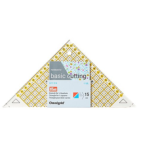 Prym Rollschneider-Lineal "Dreieck", in cm-Einheit, Größe: 12,5 x 24 cm Prym Rollschneider-Lineal "Dreieck", in cm-Einheit, Größe: 12,5 x 24 cm von Prym