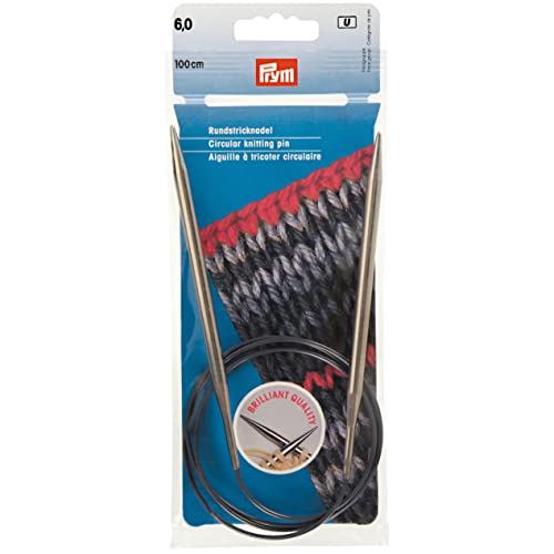 Prym Rundstricknadeln MS 100 cm 6,00 mm silberfarbig Rundstricknadel, Messing, 6 mm Prym Rundstricknadeln MS 100 cm 6,00 mm silberfarbig Rundstricknadel, Messing, 6 mm von Prym