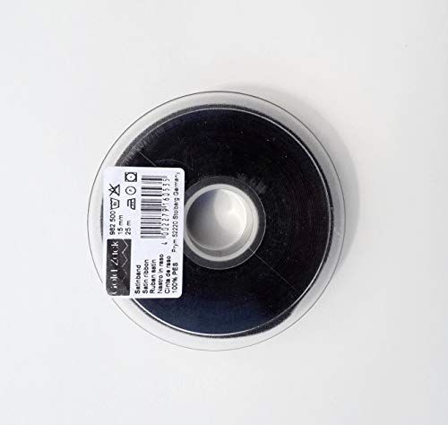 Prym Satinband 15 mm schwarz von Prym