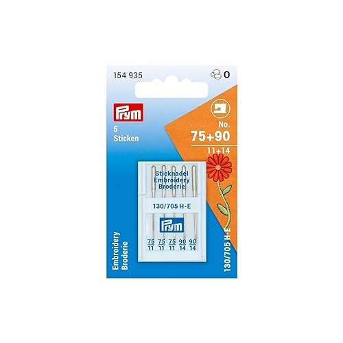Prym 154935 Nähmaschinennadeln Sticken, No. 75 und 90 Prym 154935 Nähmaschinennadeln Sticken, No. 75 und 90 von Prym