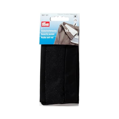Prym Sicherheitstasche mit Reißverschluß, 20 x 14 cm, schwarz Prym Sicherheitstasche mit Reißverschluß, 20 x 14 cm, schwarz von Prym