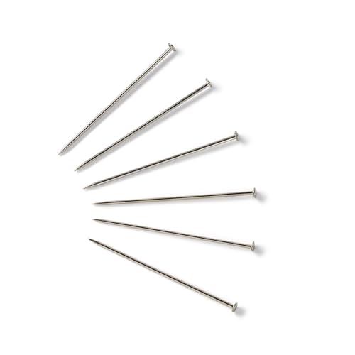 Prym 011193 Stecknadeln, 0,65 x 26mm, silberfarbig, 15g, Messing von Prym