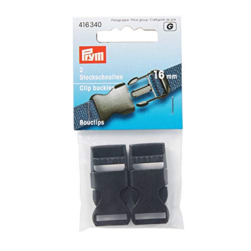 Prym Clip Buckle, Black, One Size von Prym