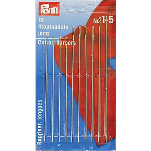 Prym Stopfnadeln, Stärke: 0,8–1,0 mm, Länge: 65–76 mm, Inhalt: 10 Stück Prym Stopfnadeln, Stärke: 0,8–1,0 mm, Länge: 65–76 mm, Inhalt: 10 Stück von Prym