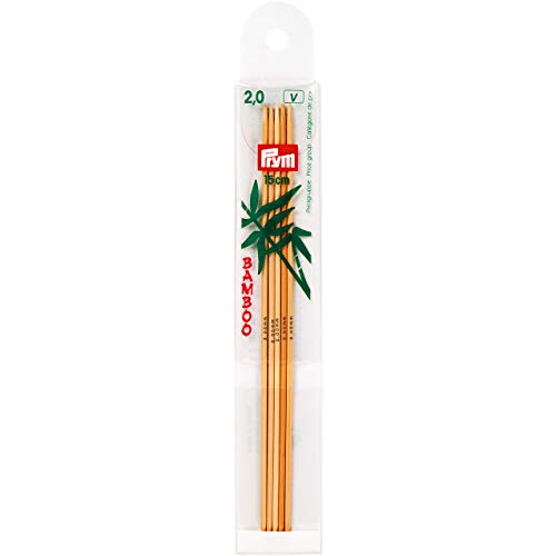 Prym Strumpfstricknadeln 15 cm 2,00 mm Strumpfstricknadel, Bambus, Natur, 2 mm Prym Strumpfstricknadeln 15 cm 2,00 mm Strumpfstricknadel, Bambus, Natur, 2 mm von Prym