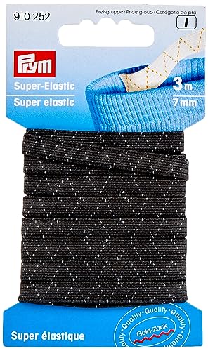 Prym Super-Elastic 7 mm schwarz Prym Super-Elastic 7 mm schwarz von Prym