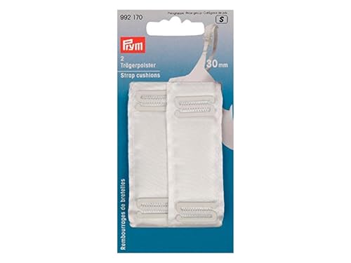 Prym weiß 992170 Träger-Polster 30 mm, Polyester: 100%, 2 Stück von Prym