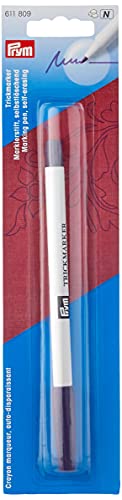 Prym 611809 Trickmarker violett – selbstlöschender Textilmarker für Stoffe, Standardspitze – Markierstift zum Nähen, Quilten & Sticken – wasserlöslicher Stoffmarker, 1 Stück von Prym