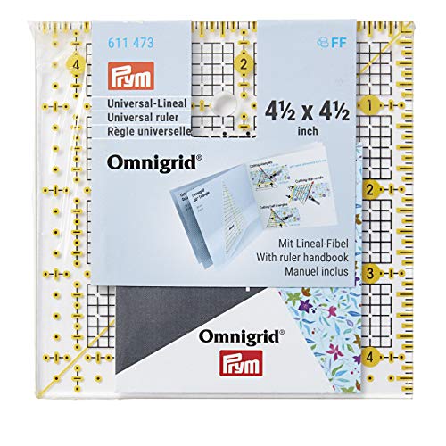 Prym 611473 Universal 4,5 x 4,5 inch Omnigrid Lineal, Kunststoff, transparent Prym 611473 Universal 4,5 x 4,5 inch Omnigrid Lineal, Kunststoff, transparent von Prym