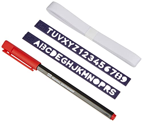 Prym Wäschemarkierset Standard, Stift, Baumwolle, Markierfarbe: rot, One Size Prym Wäschemarkierset Standard, Stift, Baumwolle, Markierfarbe: rot, One Size von Prym