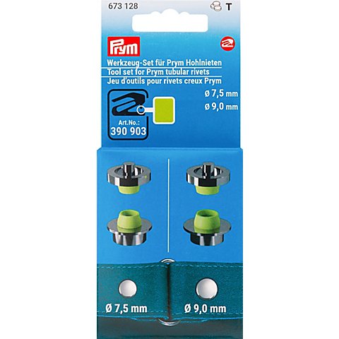 Prym Werkzeug-Set für Hohlnieten in Ø 7,5 und 9 mm Prym Werkzeug-Set für Hohlnieten in Ø 7,5 und 9 mm von Prym