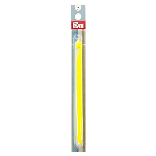 Prym Wolle Häkelnadel ohne Griff 14 cm, 7,00 mm, Kunststoff, gelb, 19,5 x 1,7 x 7 cm Prym Wolle Häkelnadel ohne Griff 14 cm, 7,00 mm, Kunststoff, gelb, 19,5 x 1,7 x 7 cm von Prym