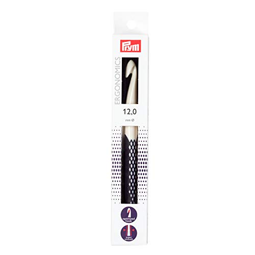Prym 218493 Wollhäkelnadel "Ergonomics" Stärke 12, petrol von Prym