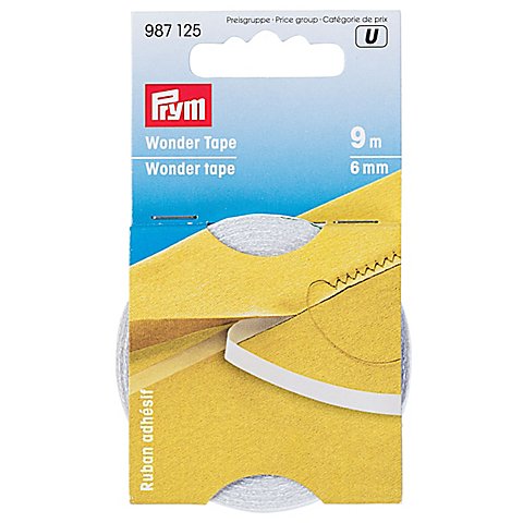 Prym Wonder Tape, selbstklebend, wasserlöslich, Breite: 6 mm, Länge: 9 m Prym Wonder Tape, selbstklebend, wasserlöslich, Breite: 6 mm, Länge: 9 m von Prym