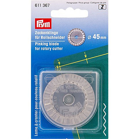 Prym Zackenklinge für Maxi Rollschneider 45 mm Ø, 1 Stück Prym Zackenklinge für Maxi Rollschneider 45 mm Ø, 1 Stück von Prym