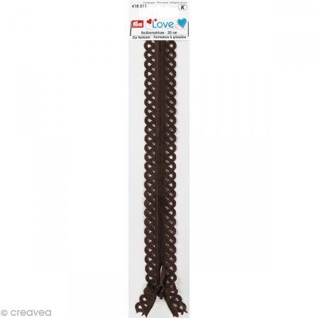 Prym Zipper, Brown, One Size Prym Zipper, Brown, One Size von Prym