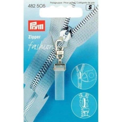 Prym Zipper, Stainless Steel, White, 2 x 1 x 1 cm von Prym