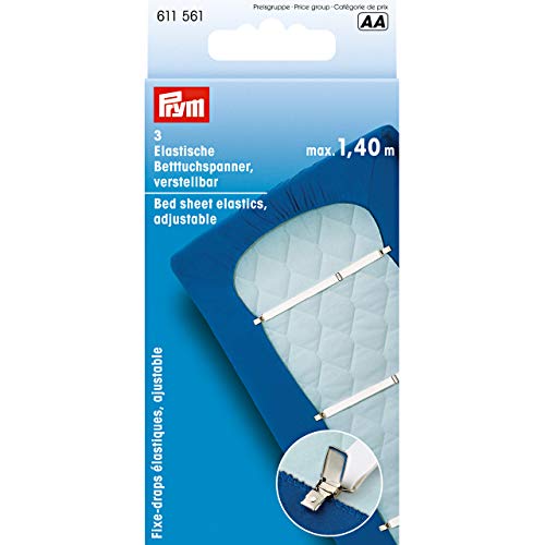 Prym elastische Betttuchspanner, verstellbar, 3 Stück Prym elastische Betttuchspanner, verstellbar, 3 Stück von Prym