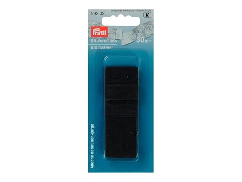 Prym schwarz 992032 BH-Verschluß, Polyester, 30 mm, 1 Stück Prym schwarz 992032 BH-Verschluß, Polyester, 30 mm, 1 Stück von Prym