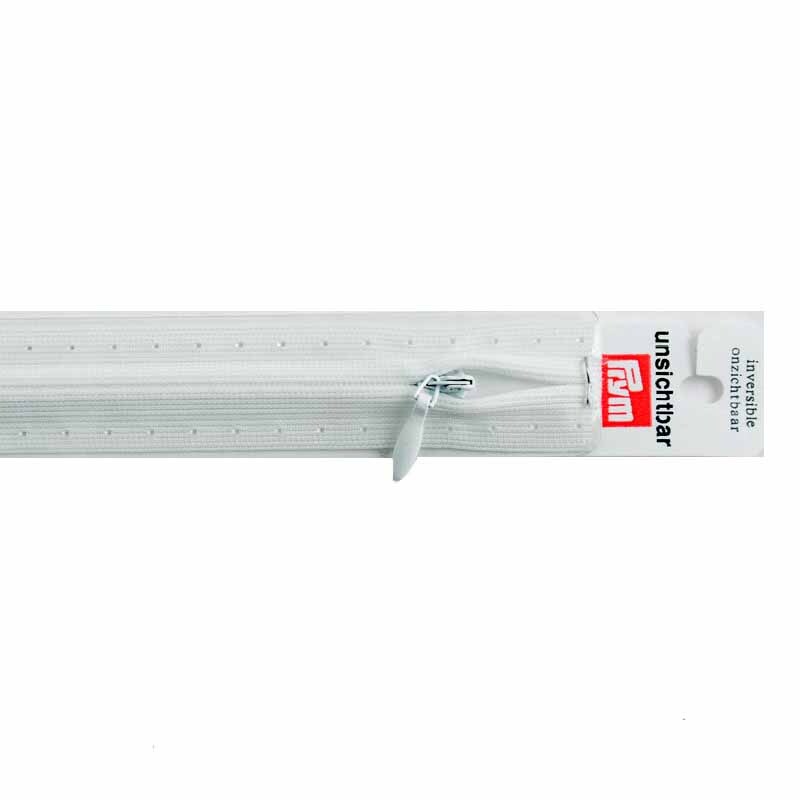 Reißverschluss S6 unsichtbar weiß 22cm Reißverschluss S6 unsichtbar weiß 22cm von Prym