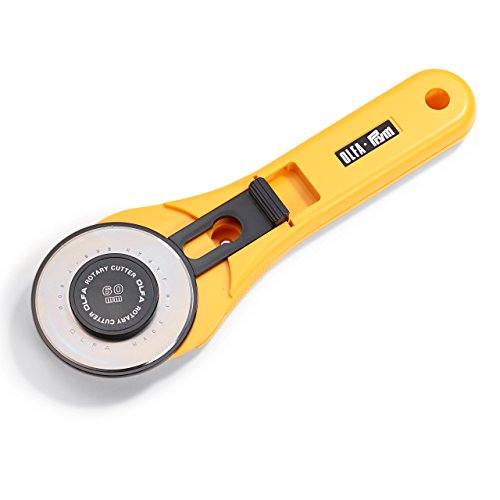 Prym Rollschneider Jumbo 60 mm, Edelstahl, Gelb Prym Rollschneider Jumbo 60 mm, Edelstahl, Gelb von Prym