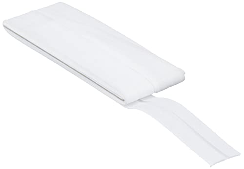 Prym, Weiß Schrägband Baumwolle, 40/20 mm, 3,5 m, 100% CO, Falzung von Prym