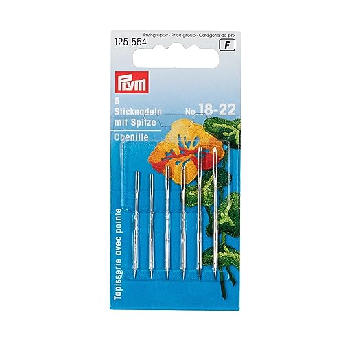 Sticknadeln mit Sp. ST 18-22 silberfarbig/goldfarbig von Prym