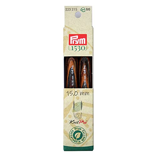 Stricknadelspitzen PRYM Natural 15,00 mm farbig 12,8 cm 223335 Stricknadelspitzen PRYM Natural 15,00 mm farbig 12,8 cm 223335 von Prym