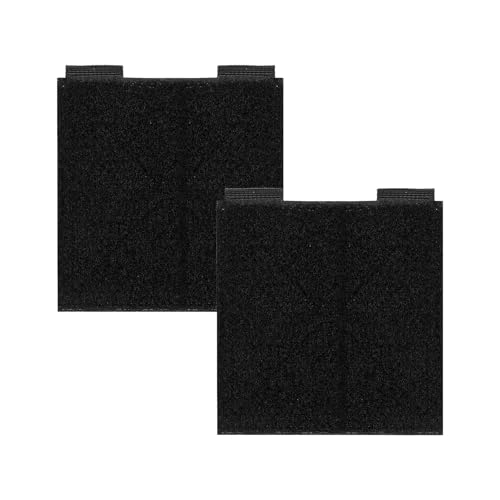 Taktische Aufnähtafel mit Klettverschluss, 10 cm x 10 cm, schwarz, für Klett-Patches, Insignien, Namensbänder, Moral-Patches, taktische Ausrüstung und Zubehör-Organisation, 2 Stück Taktische Aufnähtafel mit Klettverschluss, 10 cm x 10 cm, schwarz, für Klett-Patches, Insignien, Namensbänder, Moral-Patches, taktische Ausrüstung und Zubehör-Organisation, 2 Stück von Pryon