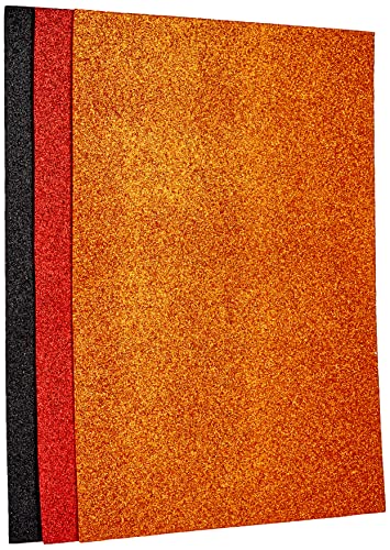 Pryse Glitzer Eva – Gummi, 10 Stück, 20 x 30 cm, Mehrfarbig von Pryse